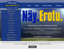 Tablet Screenshot of ergo-opasteet.fi